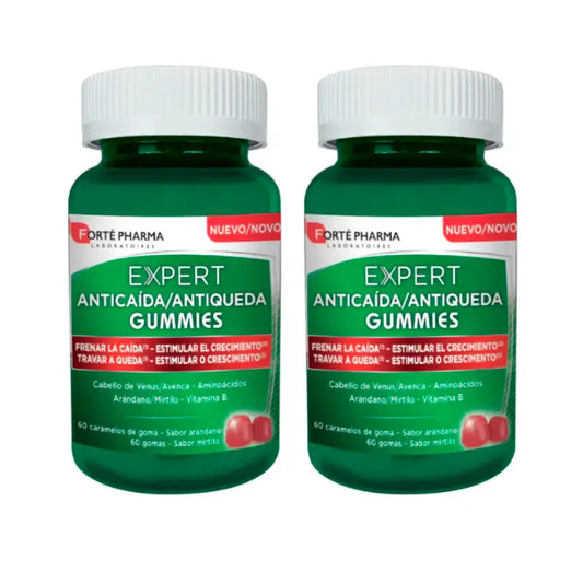 Forté Pharma Duplo Expert Anticaida Gummies, 2 x 60 caramelle