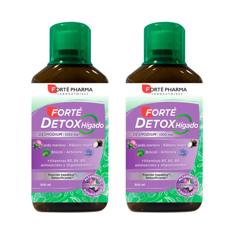 Forté Pharma Duplo Forté Detox Liver, 2 x 500 ml