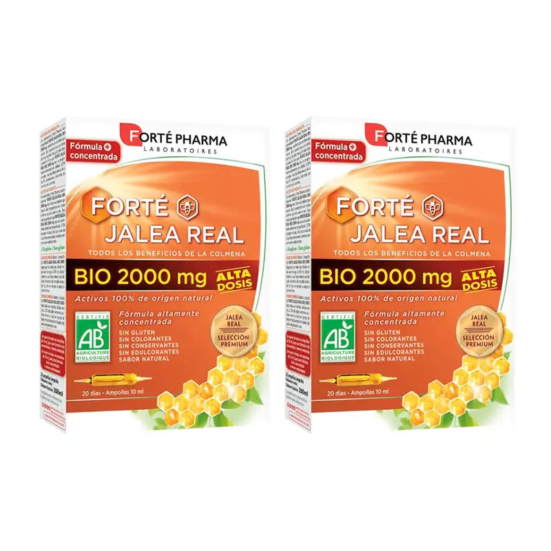 Forté Pharma Duplo Forté Pappa Reale Bio 2000 mg 2 x 20 Amp.