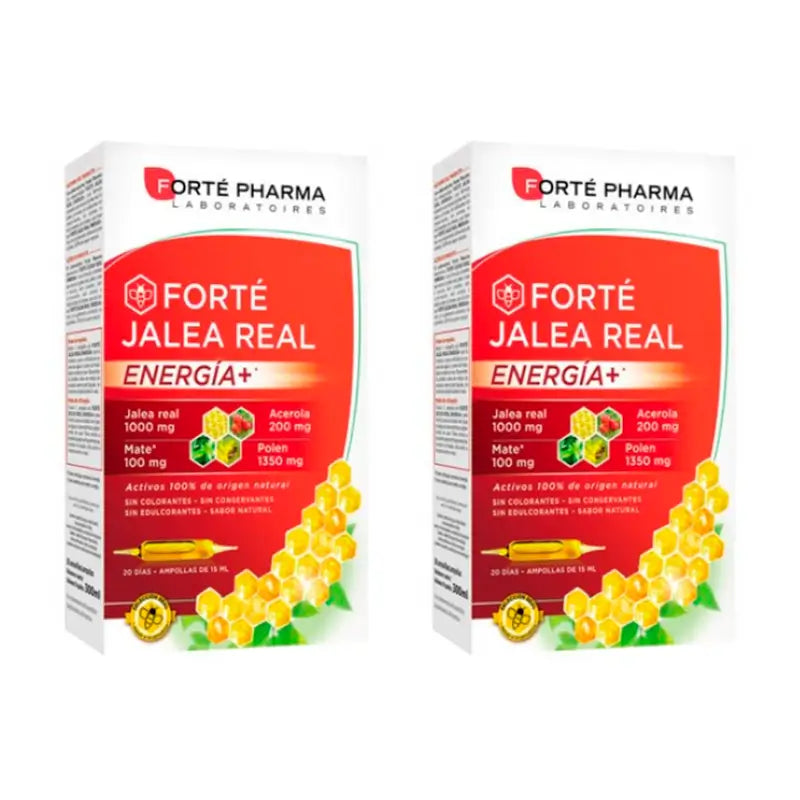 Forté Pharma Duplo Forté Pappa Reale Energia+, 2 x 20 fiale