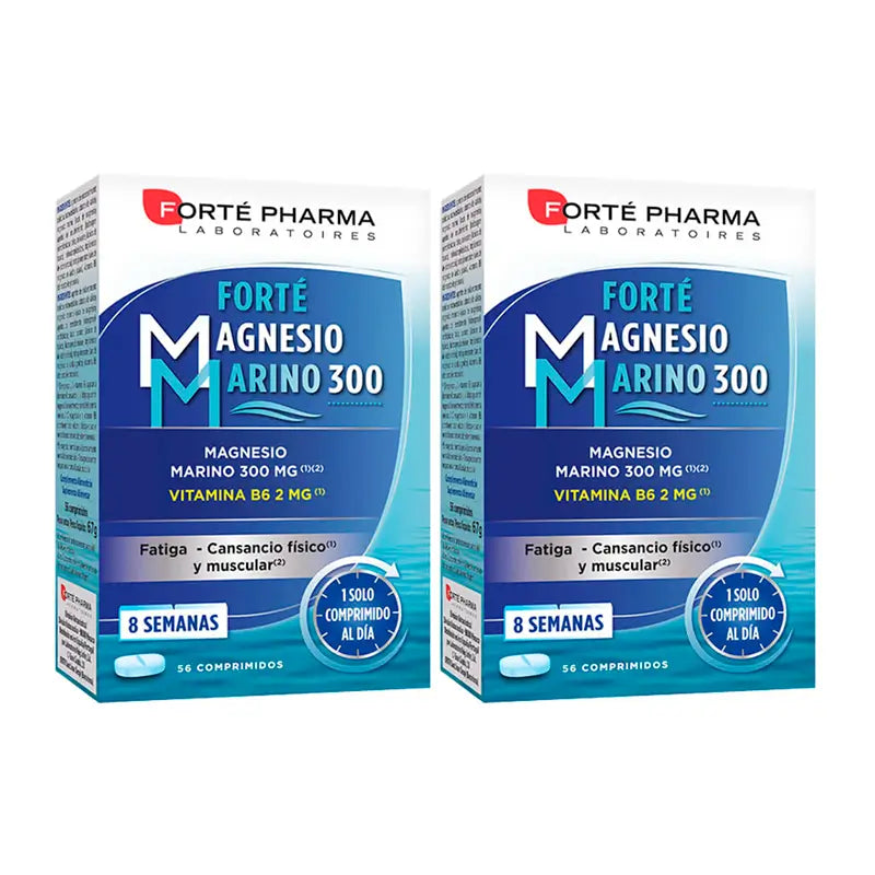Forté Pharma Duplo Forté Magnesio Marino 300, 2 x 56 compresse