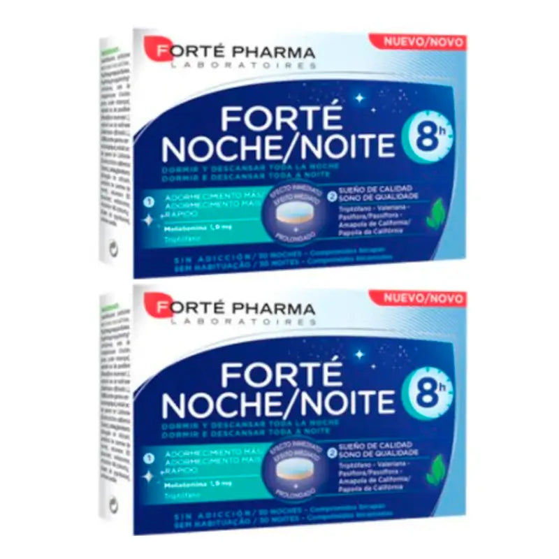 Forté Pharma Duplo Forté Notte 8H, 2 x 30 compresse