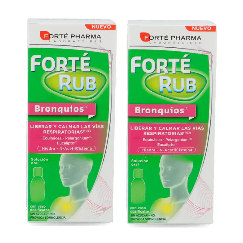 Forté Pharma Duplo Forté Rub Sciroppo Bronchiale, 2 x 150ml