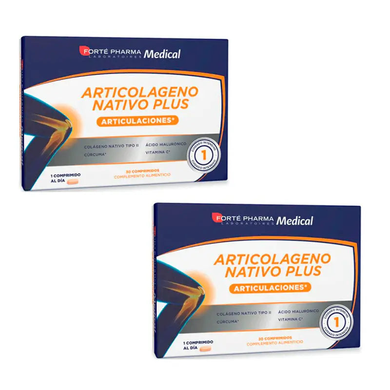 Forté Pharma Duplo Medical Articolageno Nativo Plus, 2 x 30 compresse