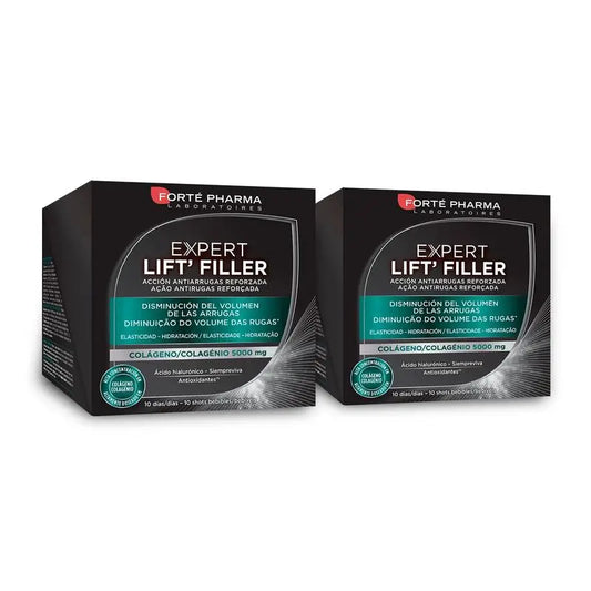 Forté Pharma Expert Lift Filler Volume Decrease 10 Shots Confezione da 2 unità