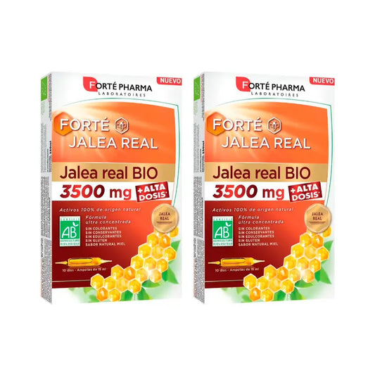 Forté Pharma Confezione Forté Pappa Reale 3500 Mg, 2 x 10 fiale