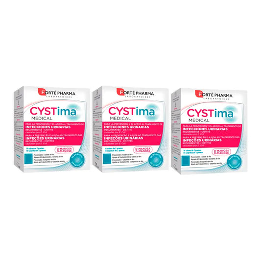 Forté Pharma Triplo Cystima Medical, buste 3 x 14