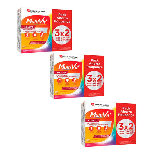 Forté Pharma Triplo Energy Multivit Adulti, 3 x 84 compresse