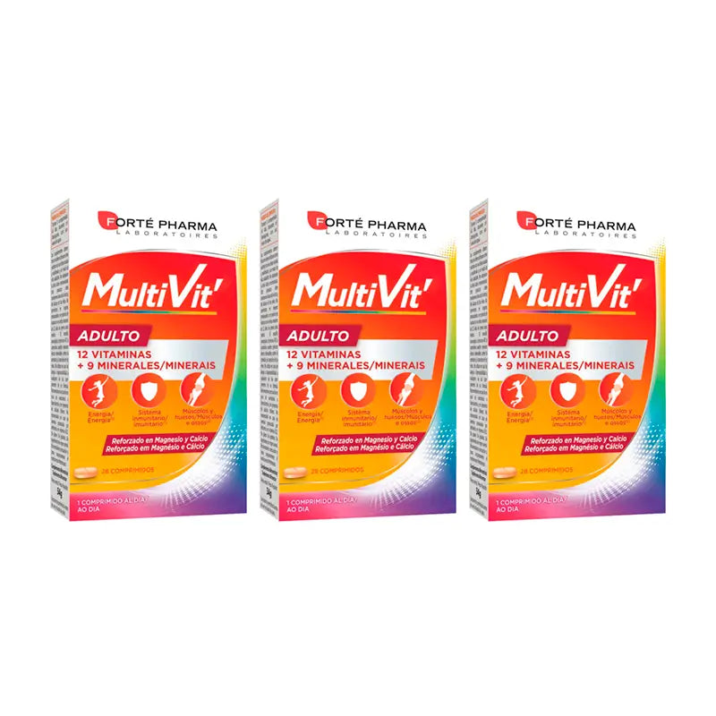 Forté Pharma Triplo Energy Multivitamine Adulti 3 x 28 compresse