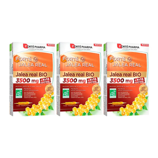 Forté Pharma Triplo Pappa Reale Bio 3500 Mg, 3 x 10 fiale
