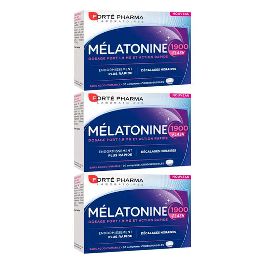 Forté Pharma Triplo Melatonin Flash 1900 3 x 30 compresse