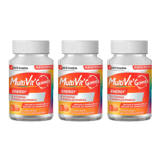 Forté Pharma Triplo Multivit Gummies 3 x 60 caramelle gommose