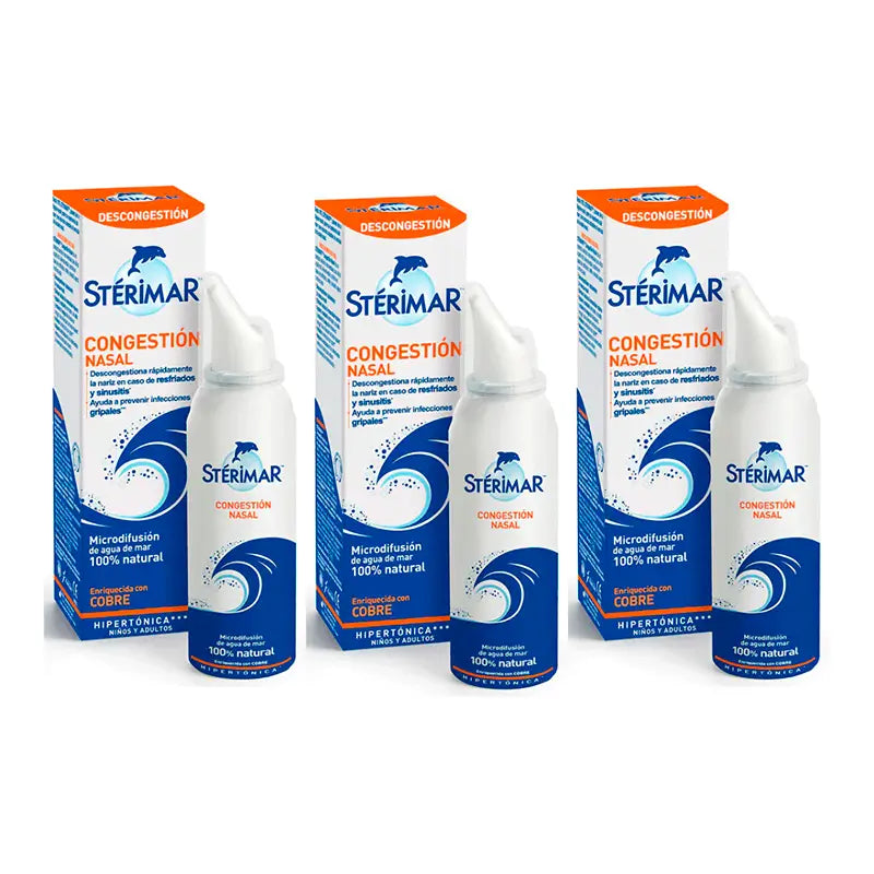 Triplo Sterimar Congestione 3 x 100 ml