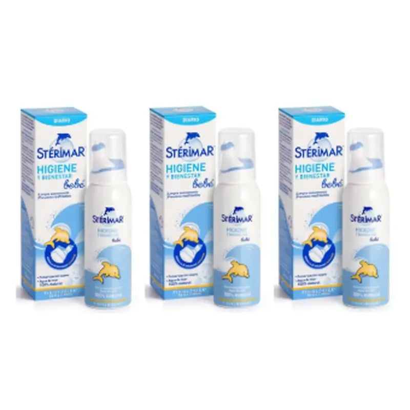 Sterimar Igiene e benessere del bambino, 3 x 50 ml