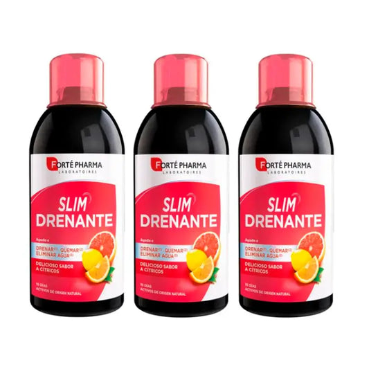 Forté Pharma Triplo Slim drenante al gusto di agrumi, 3 x 500 ml
