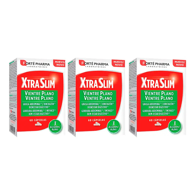 Forté Pharma Triplo Xtraslim Pancia Piatta 3 x 60 capsule