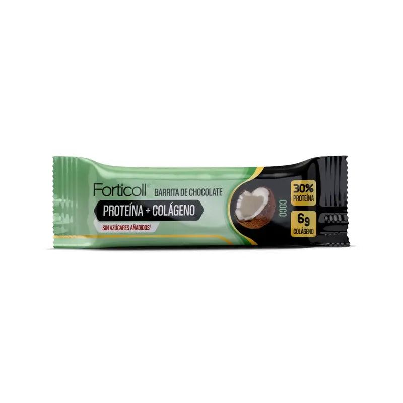 Forticoll Snack Proteine Collagene Cocco Confezione 12 Barrette X 50Gr