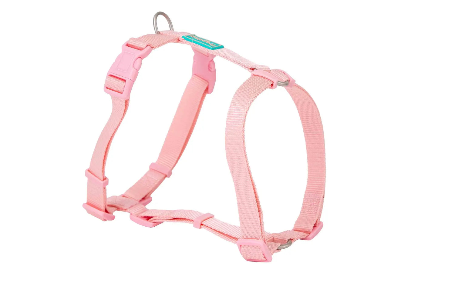 Freedog Pettorina in nylon Basic rosa, 20 mm, 51/70 cm