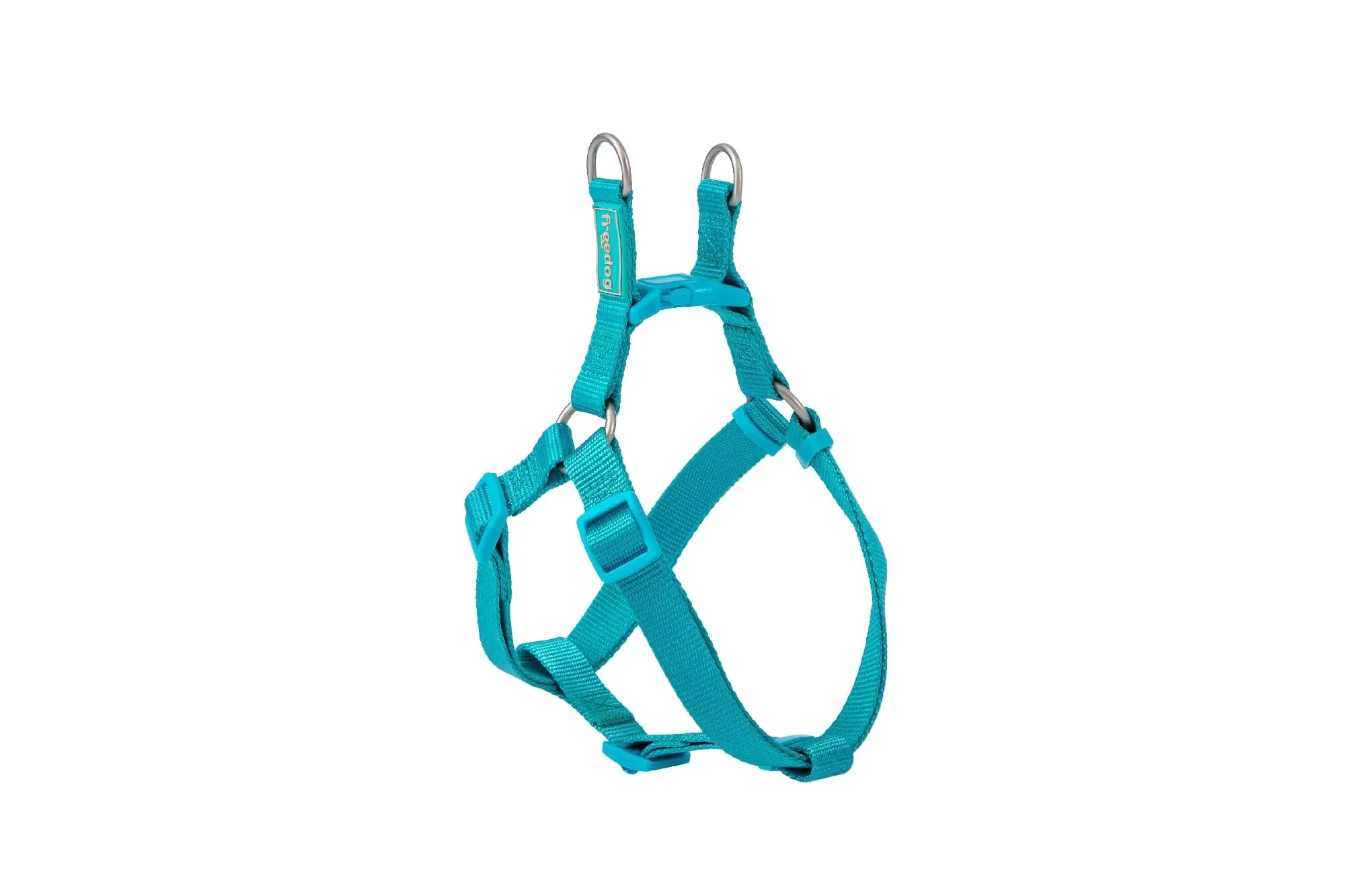Freedog Pettorina in nylon Basic Tipo A Turchese, 15 mm 30/50 cm