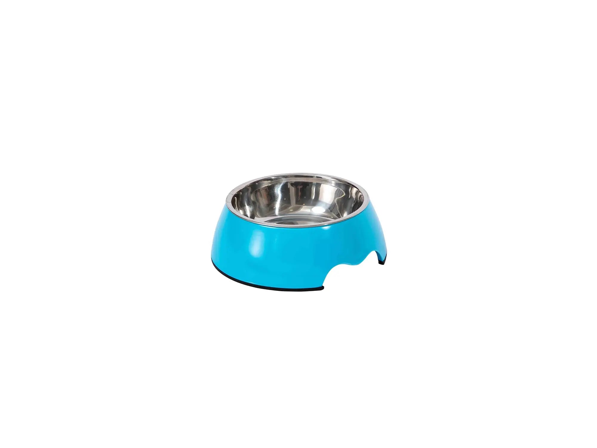 Freedog Ciotola in melamina e acciaio inossidabile blu S, 210 ml