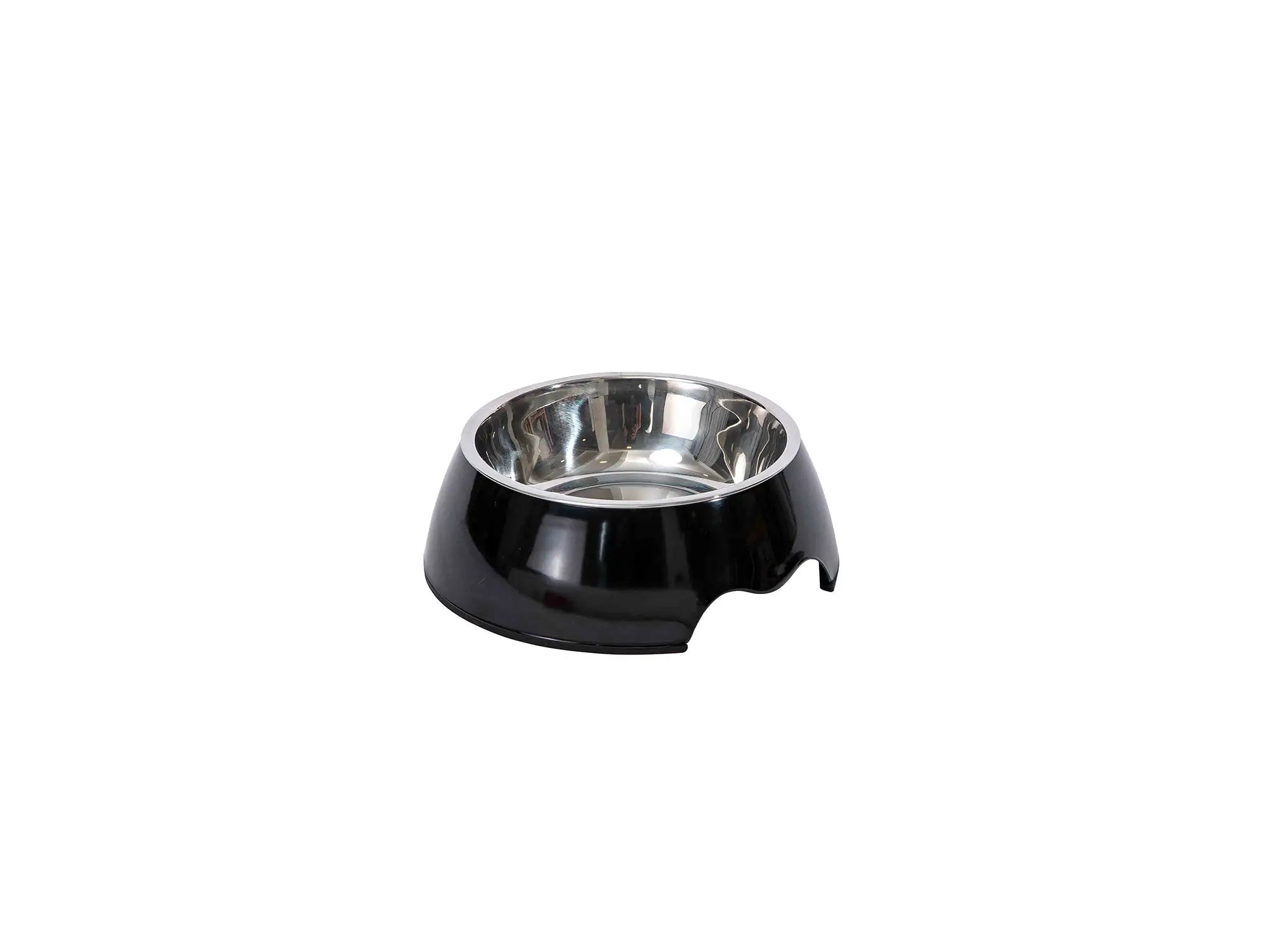 Ciotola Freedog in acciaio inox melamina nera L 19Cm, 520 ml