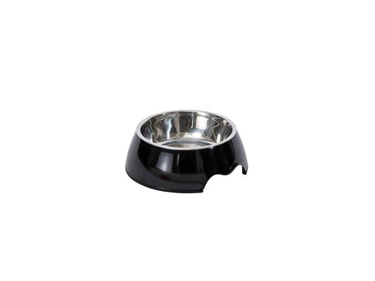 Ciotola Freedog in acciaio inox melamina nera L 19Cm, 520 ml