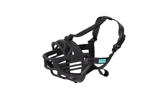 Freedog Museruola Ergo Plus Nera M, 27 cm