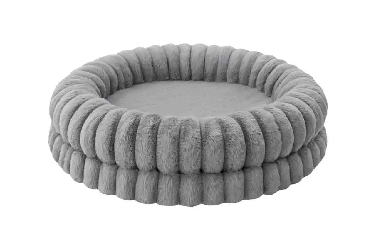 Freedog Lettino Muffin Grigio, 76x76x18 cm