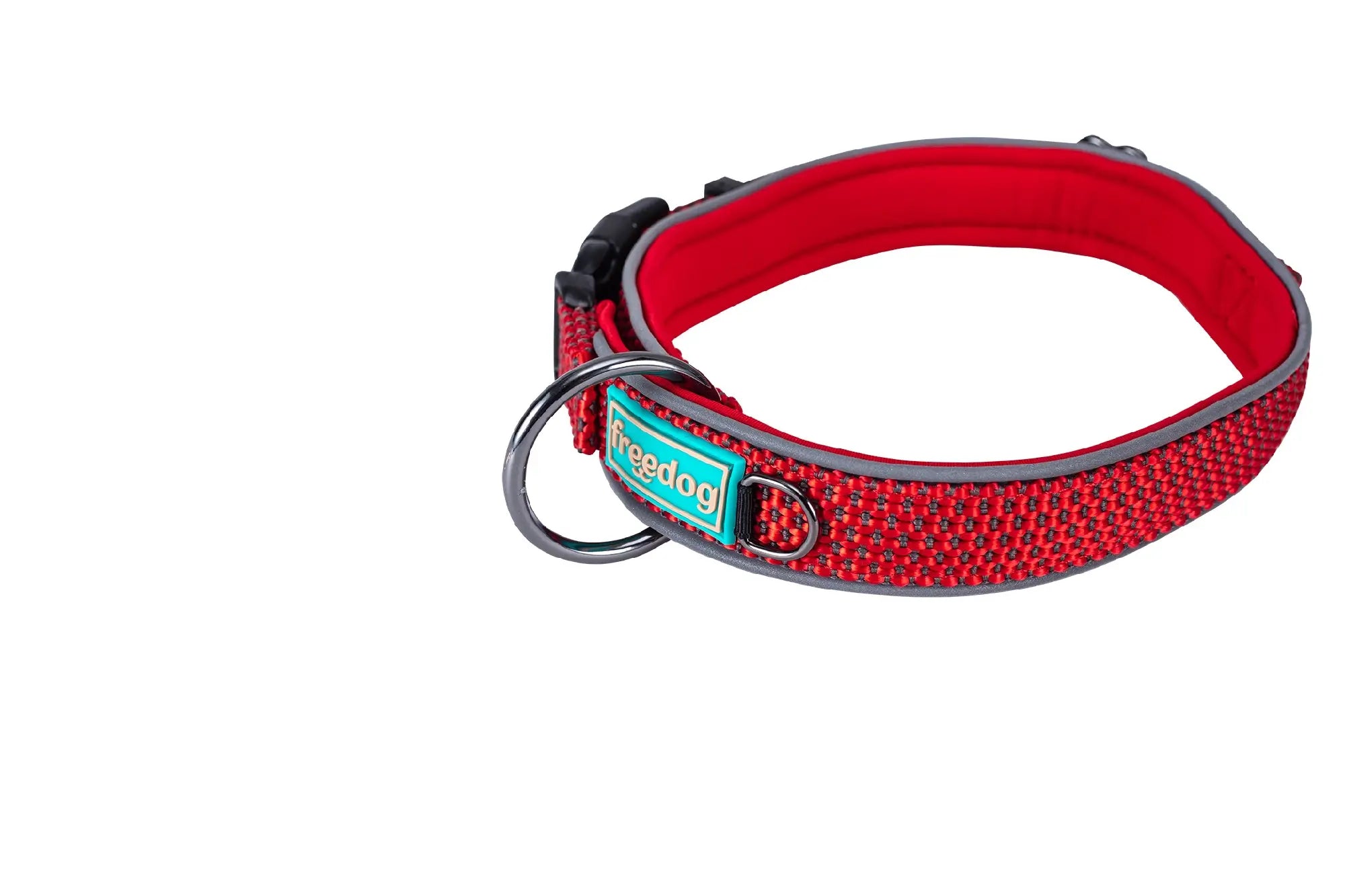 Freedog Collare in nylon Extreme rosso, 20 mm, 35/51 cm