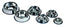 Freedog Ciotola in acciaio inossidabile antiscivolo, 15 cm, 0,70 L