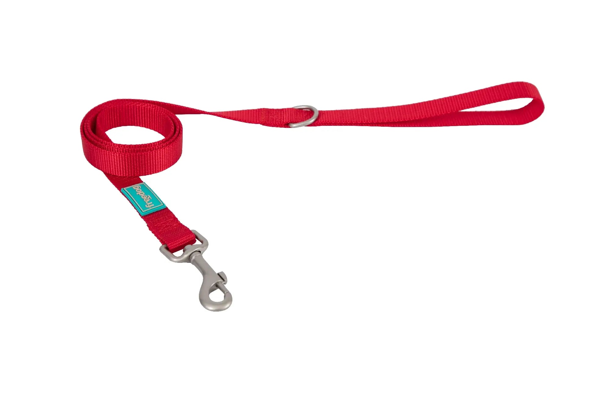 Freedog Guinzaglio in nylon Basic rosso, 10 mm, 120 cm