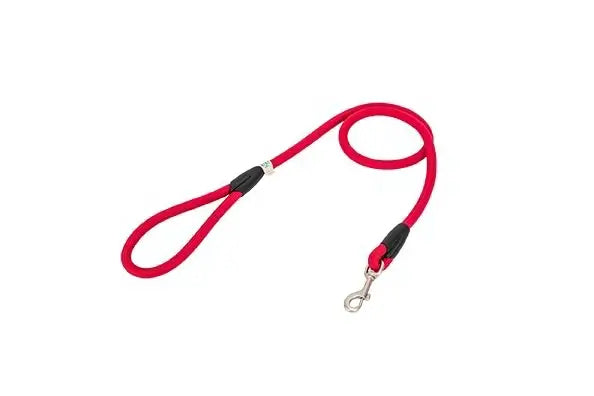 Freedog Guinzaglio in nylon rotondo rosso, 13 mm, 120 cm