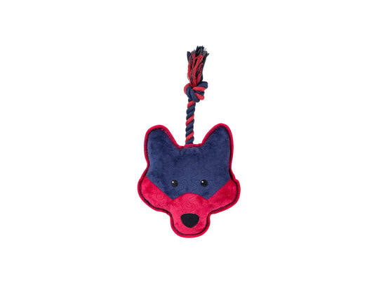 Freedog Tough Fox Giocattolo con suono e corda 21X34Cm