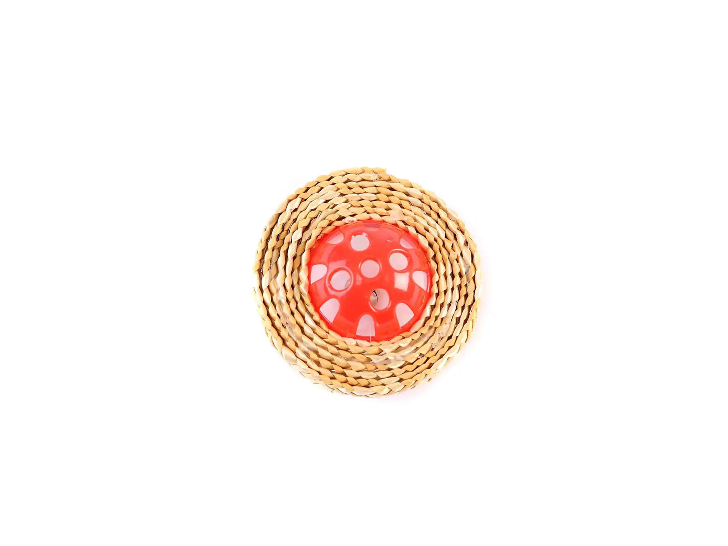 Freedog Palla rossa con nastro, 7x7 cm