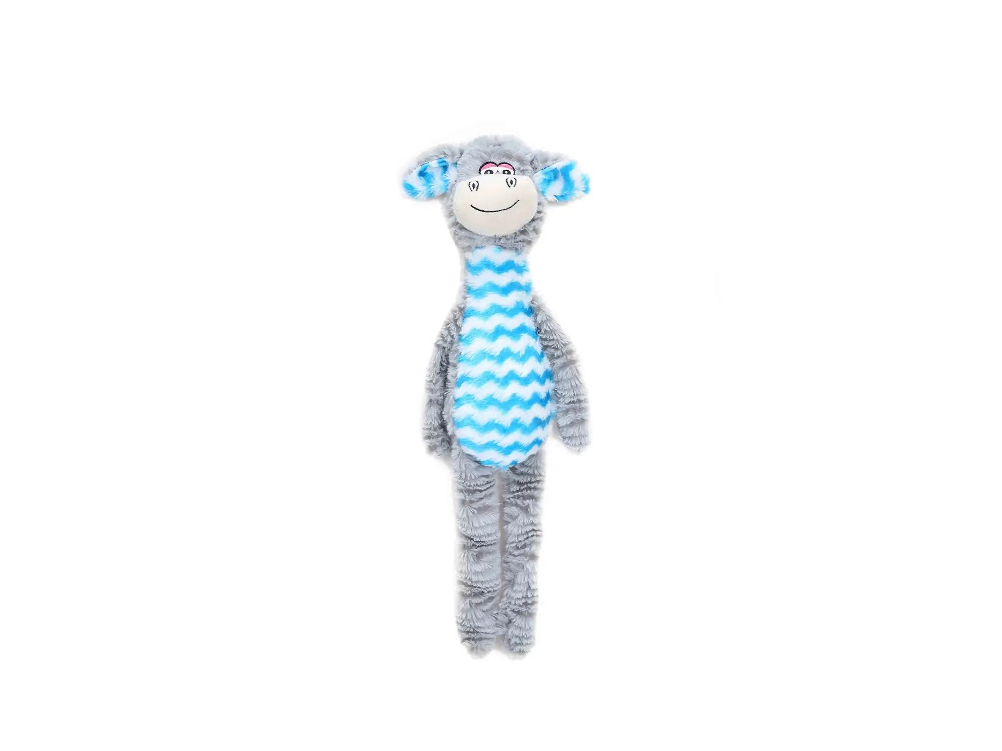 Freedog Peluche Asino blu con suono, 45 cm