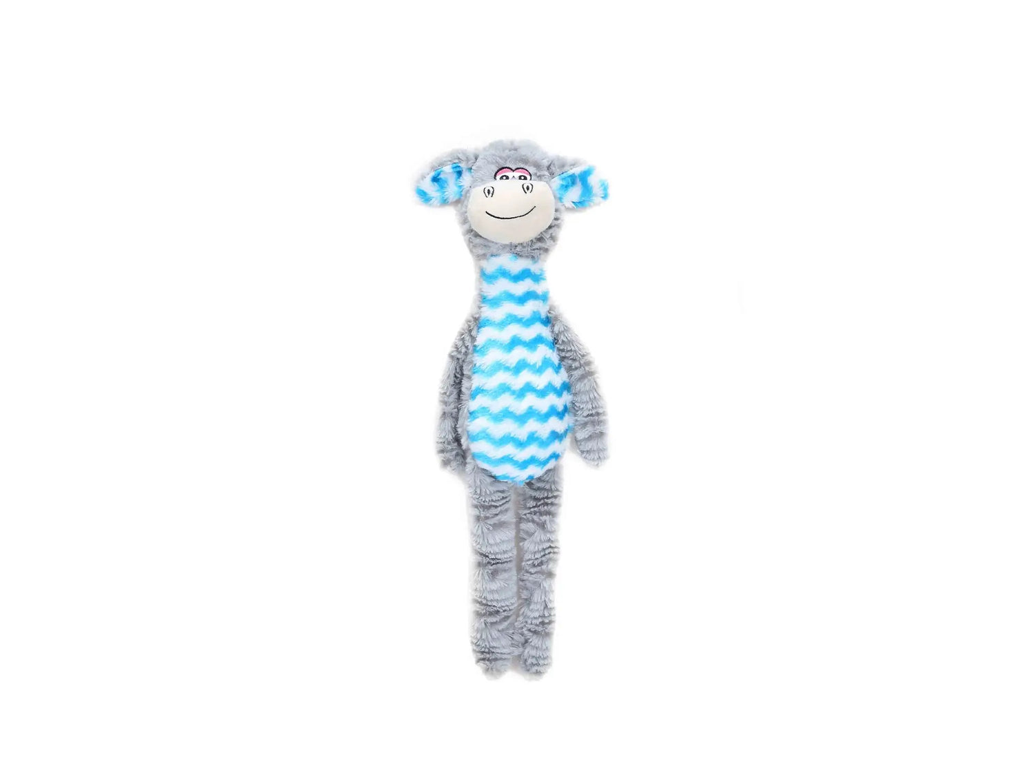 Freedog Peluche Asino blu con suono, 45 cm