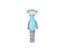 Freedog Peluche Asino blu con suono, 45 cm
