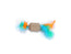Freedog Grattino Kraft esagonale con pennacchio, 15x4 cm
