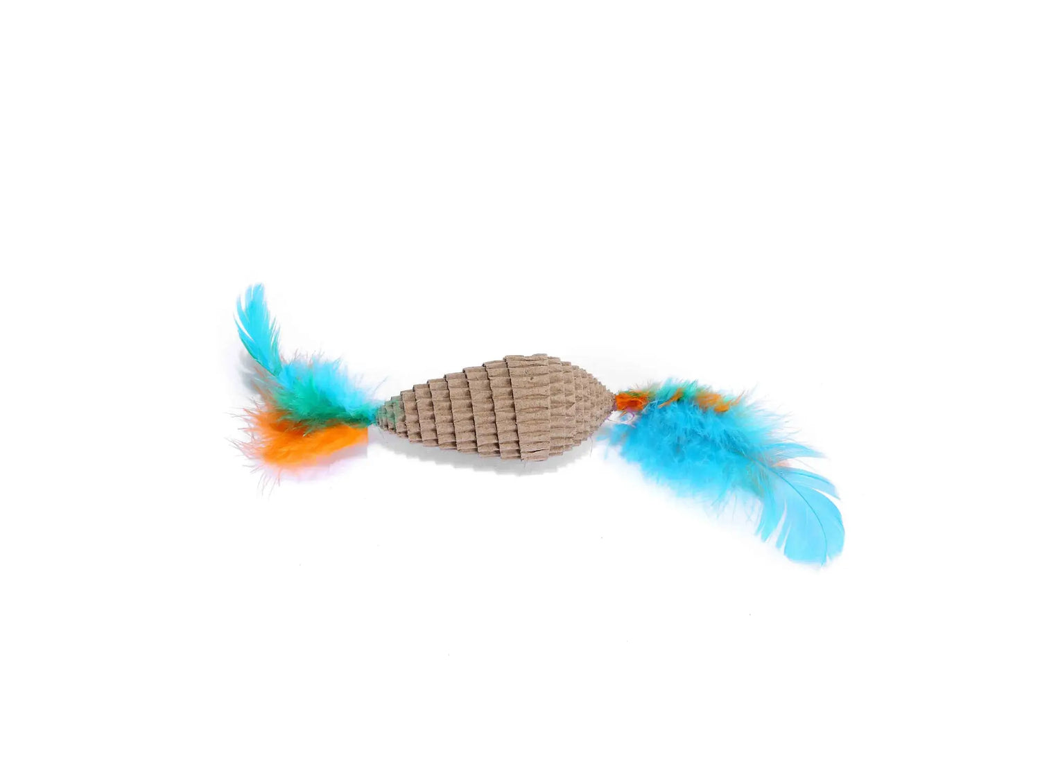 Freedog Grattino Kraft a forma di ananas con pennacchio, 15x3,5 cm
