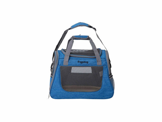 Freedog Trasportino Lax Blu, 45x25x35 cm