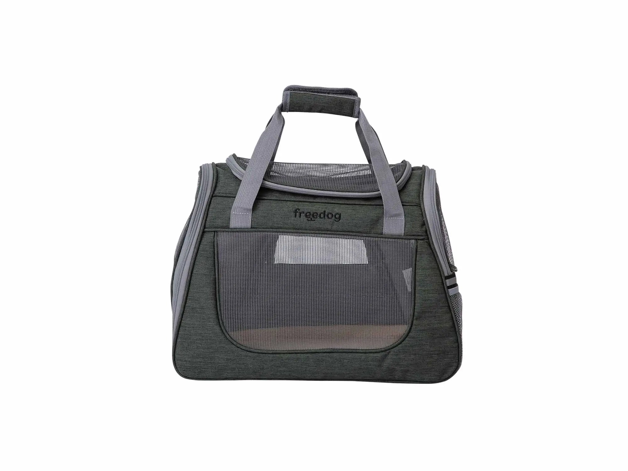 Freedog Trasportino Lax Verde, 45x25x33 cm