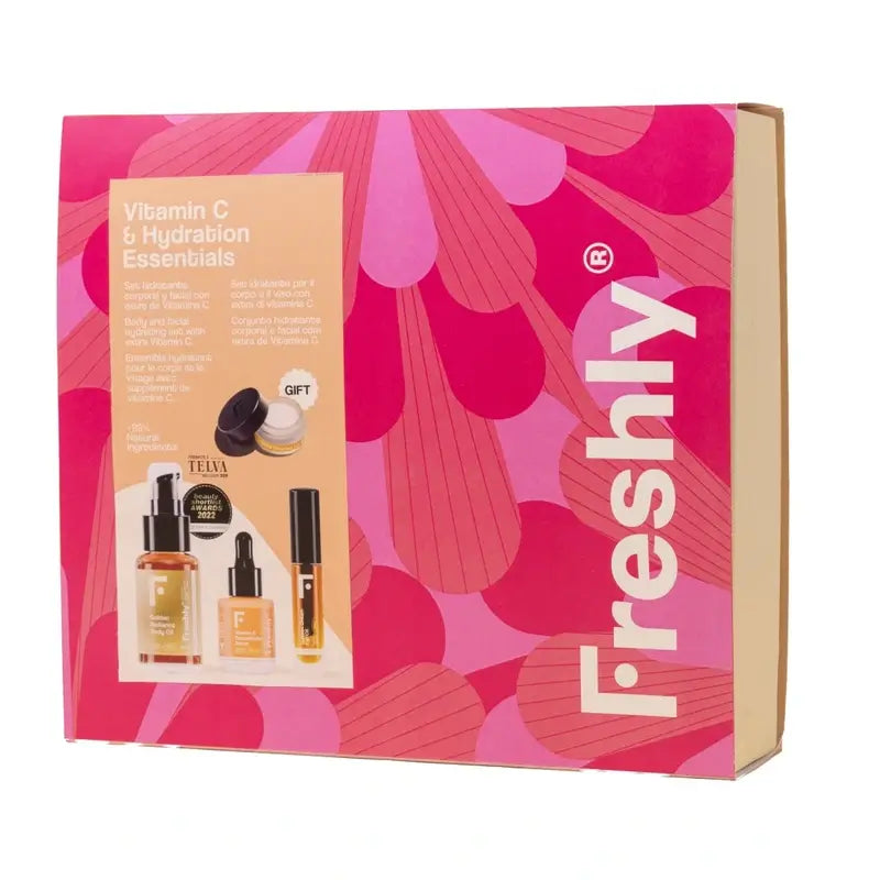 Freshly Cosmetics Vitamina C e Idratazione Box Essentials Rosso Rosa