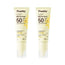 Freshly D+ Natural Suncare Mineral Fluid Spf50, Confezione 2 x 50 ml
