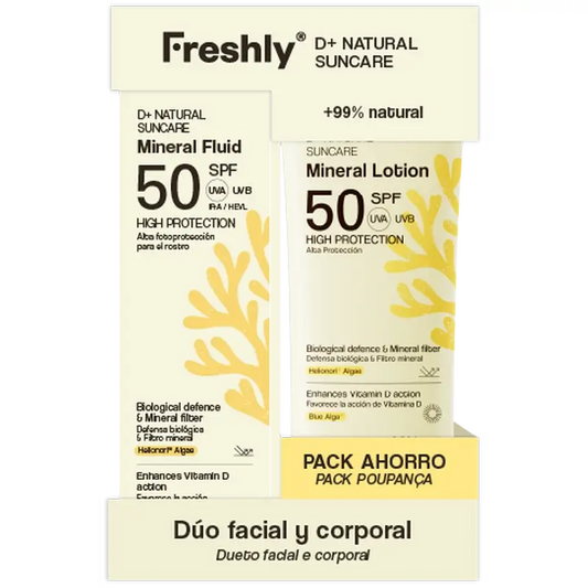 Freshly Pack Protezione completa D 100 Ml + Trattamento solare naturale 50 Ml