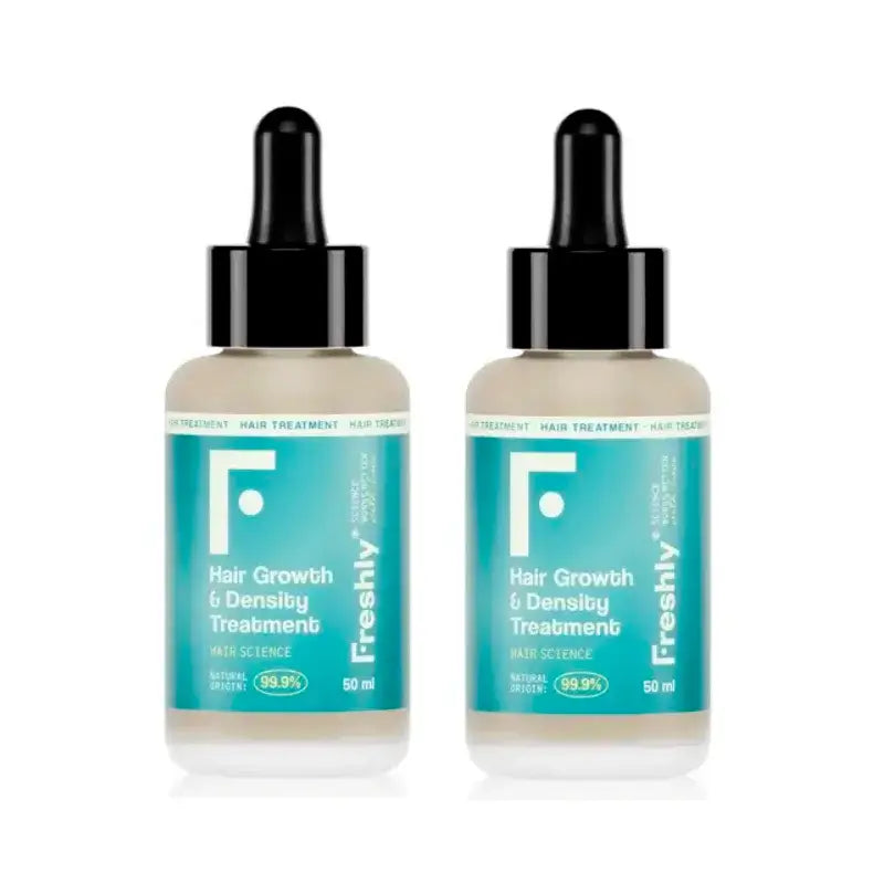 Freshly Trattamento per la perdita e la densità dei capelli, confezione da 2 x 50 ml
