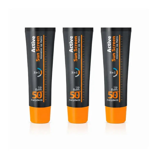 Frezyderm Active Sun Screen Lip Balm Spf 50+ Frezyderm Confezione 3 x 15 Ml