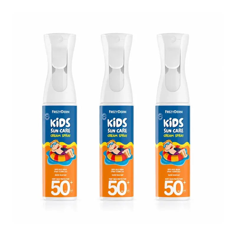 Frezyderm Bambini Crema solare Spray Spf 50+ Frezyderm Confezione 3 x 275 Ml