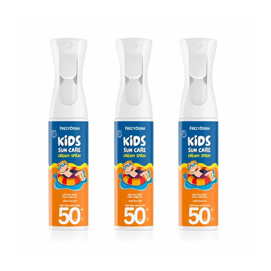 Frezyderm Bambini Crema solare Spray Spf 50+ Frezyderm Confezione 3 x 275 Ml