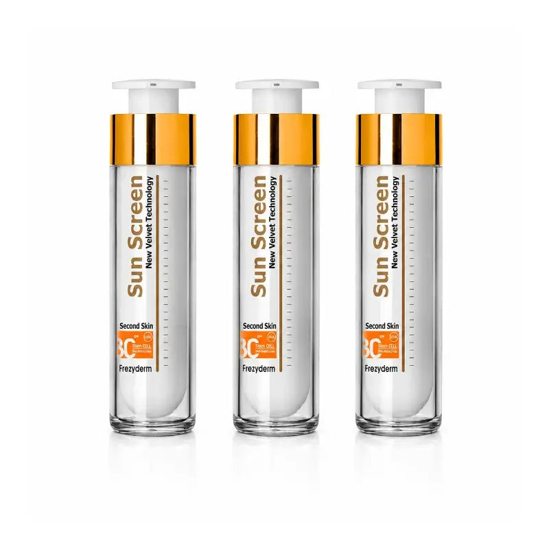 Frezyderm Schermo Solare Velluto Viso Spf 30 Confezione 3 x 50 Ml