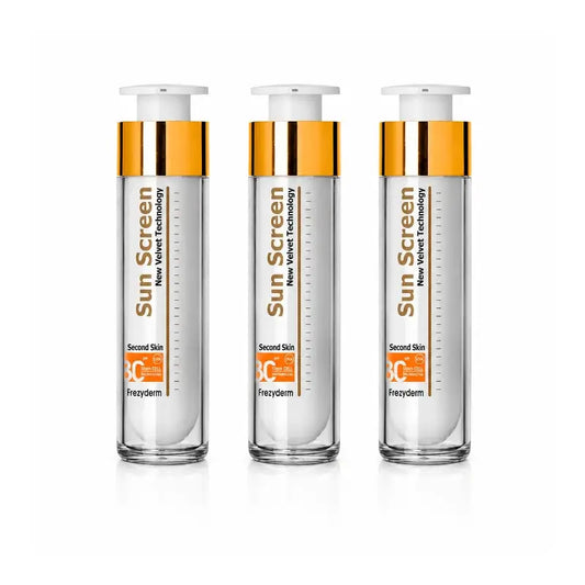 Frezyderm Schermo Solare Velluto Viso Spf 30 Confezione 3 x 50 Ml